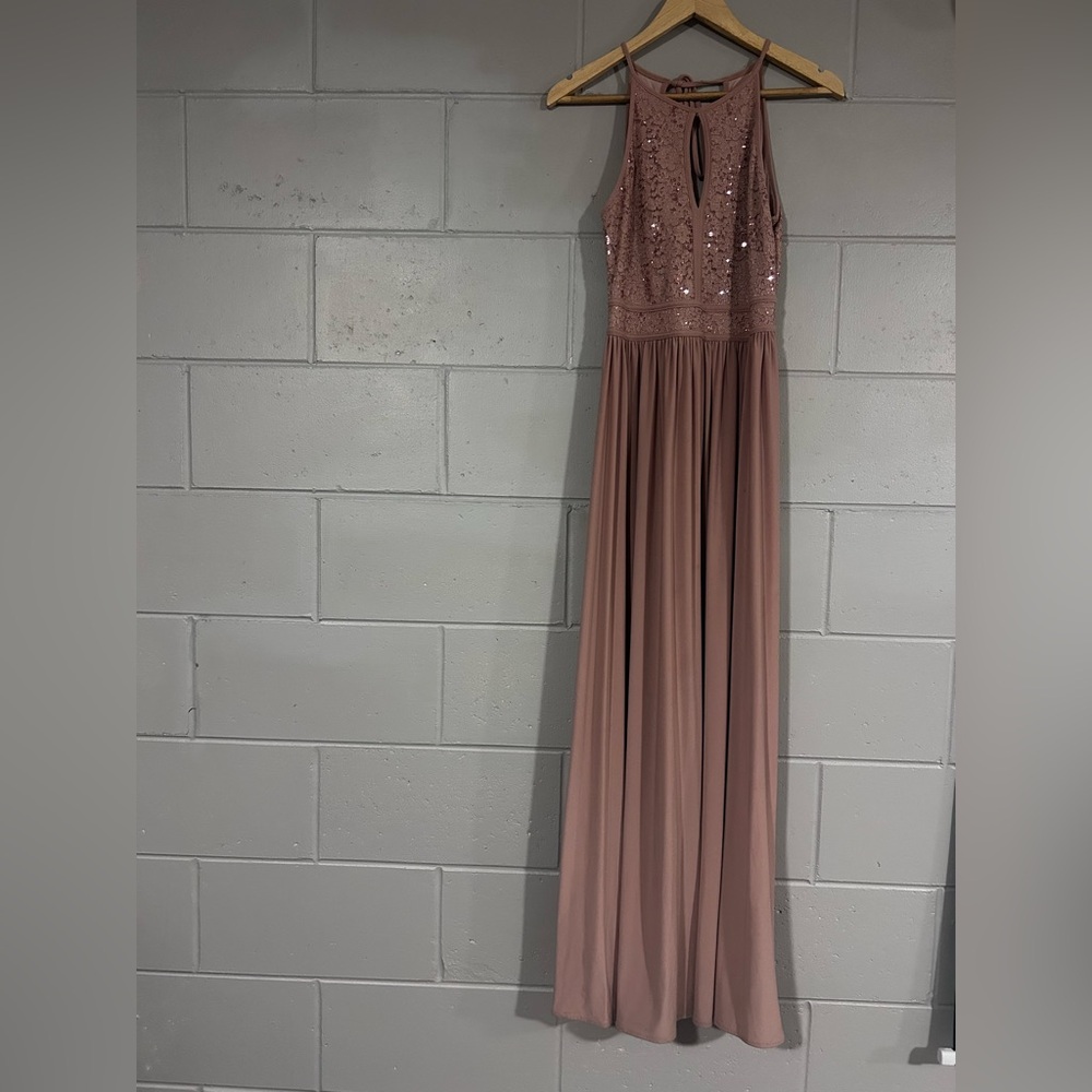 Night Way Collections Dusty Pink Maxi Dress
